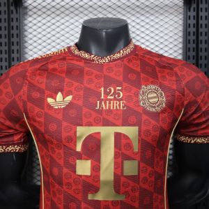2025/2026 Player Version Bayern Munich 125th Anniversary Red Edition Football Shirt 1:1 Thai Quality