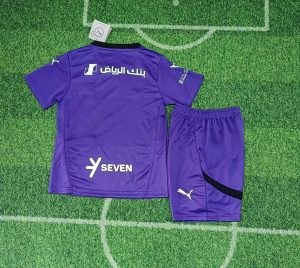 2024/2025 Kids Size Al-Hilal Third Away Football Shirt 1:1 Thai Quality