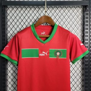 2022 Kids Size FIFA World Cup Morocco National Team Home Shirt