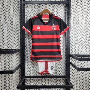 2024/2025 Kids Size Flamengo Home Soccer Shirt