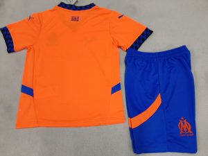 2024/2025 Kids Size Olympique de Marseille Third Away Football Jersey 1:1 Thai Quality