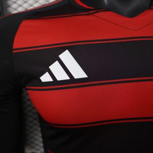 2025/2026 Long Sleeve Player Version Flamengo Home Football Shirt 1:1 Thai Quality