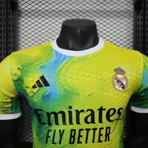 2025/2026 Player Version Real Madrid Special Edition Light Green Football Shirt 1:1 Thai Quality