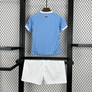 2025/2026 Kids Size Manchester City Home Football Shirt 1:1 Thai Quality