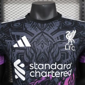 2024/2025 Player Version Liverpool Special Edition Black Purple Football Shirt 1:1 Thai Quality