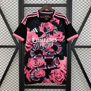 2025/2026 Real Madrid Pink Rose Snake Football Shirt 1:1 Thai Quality