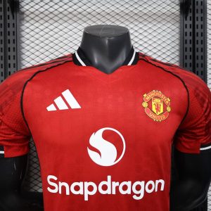 2025/2026 Player Version Manchester United Home Football Shirt 1:1 Thai Quality