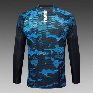 2024/2025 Napoli Half-Pull Training Suit Blue-Black Football Shirt 1:1 Thai Quality