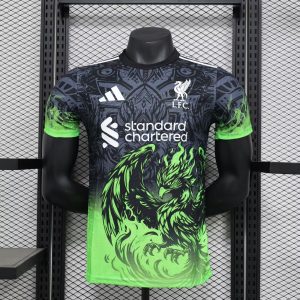 2024/2025 Player Version Liverpool Special Edition Black Green Football Shirt 1:1 Thai Quality
