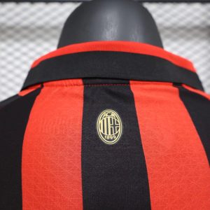 2025/2026 Long Sleeve Player Version AC Milan 125th Anniversary Edition Football Shirt 1:1 Thai Quality