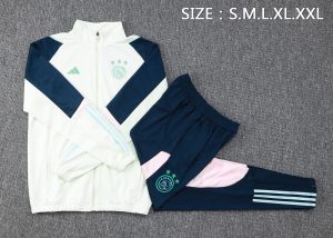 2023/2024 Ajax Half-Pull Training Suit Light Green Football Shirt 1:1 Thai Quality