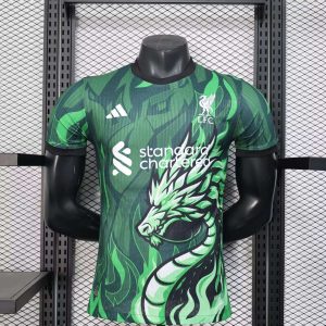 2025/2026 Player Version Liverpool Special Edition Green Football Shirt 1:1 Thai Quality