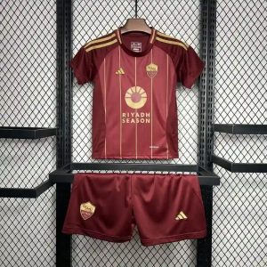 2024/2025 Kids Size Roma Home Soccer Jersey Home 1:1 Thai Quality