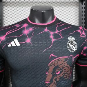 2024/2025 Player Version Real Madrid Purple leopard Special Football Shirt 1:1 Thai Quality
