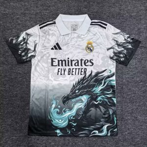 2025/2026 Real Madrid Special Edition Black Dragon Football Shirt 1:1 Thai Quality
