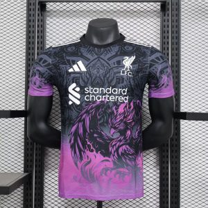 2024/2025 Player Version Liverpool Special Edition Black Purple Football Shirt 1:1 Thai Quality