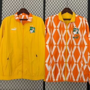 2024 Côte d’Ivoire Reversible Windbreaker Soccer Jersey 1:1 Thai Quality