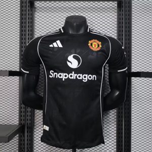 2025/2026 Player Version Manchester United Special Edition Black Football Shirt 1:1 Thai Quality
