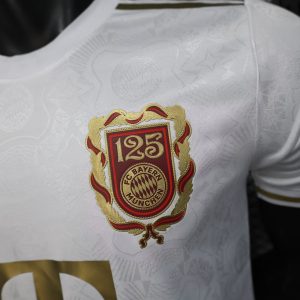 2025/2026 Player Version Bayern Munich 125th Anniversary White Football Shirt 1:1 Thai Quality