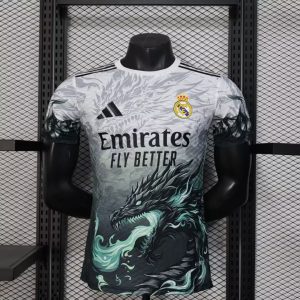 2025/2026 Player Version Real Madrid Special Edition Black Dragon Football Shirt 1:1 Thai Quality