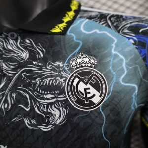 2024/2025 Player Version Real Madrid lightning Dragon Football Shirt 1:1 Thai Quality