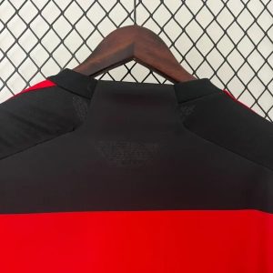 2024/2025 Long Sleeve Flamengo Home Soccer Shirt 1:1 Thai Quality