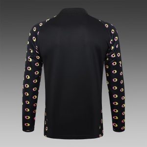 2024/2025 Juventus Half-Pull Training Suit Black Football Shirt 1:1 Thai Quality