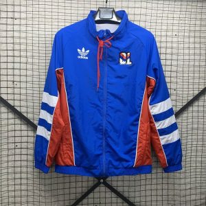 2024/2025 Lyon Windbreaker Blue Soccer Jersey 1:1 Thai Quality