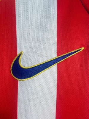 2004/2005 Retro Long Sleeve Atletico Madrid Home Soccer Jersey 1:1 Thai Quality