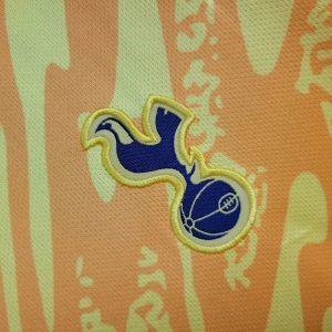 2024/2025 Kids Size Tottenham Yellow Goalkeeper Football Shirt 1:1 Thai Quality