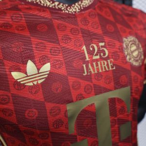 2025/2026 Player Version Bayern Munich 125th Anniversary Red Edition Football Shirt 1:1 Thai Quality