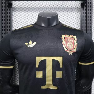 2025/2026 Player Version Bayern Munich 125th Anniversary Black Edition Football Shirt 1:1 Thai Quality