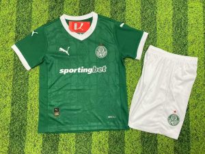 2025/2026 Kids Size Palmeiras Home Jersey 1:1 Thai Quality