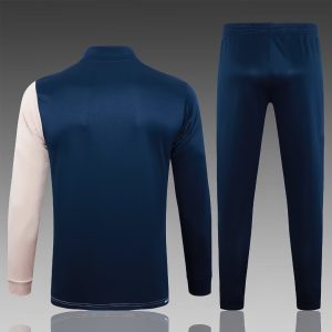2024/2025 São Paulo Half-Pull Training Suit Mud Yellow-Blue Football Shirt 1:1 Thai Quality