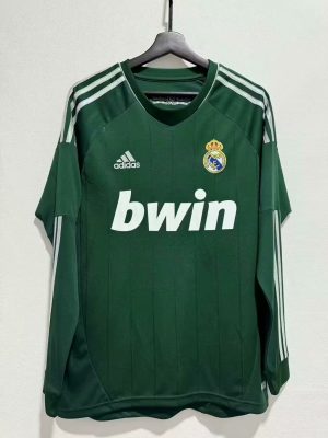 2012/2013 Retro Long Sleeve Real Madrid Third Football Jersey1:1 Quality