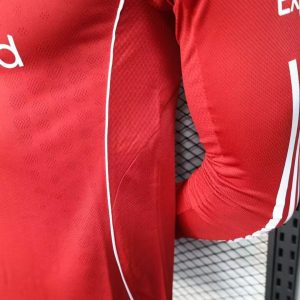 2025/2026 Long Sleeve Player Version Liverpool Home Football Shirt 1:1 Thai Quality