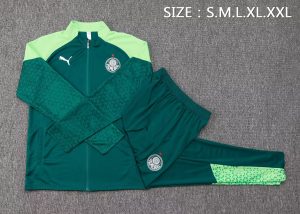 2024/2025 Palmeiras Long Zipped Jacket Green Football Shirt 1:1 Thai Quality