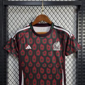 2024 Kids Size Mexico National Home Football Shirt 1:1 Thai Quality