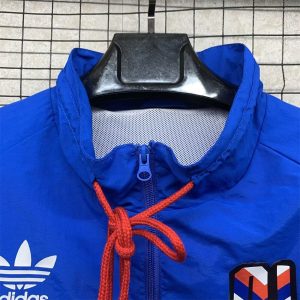 2024/2025 Lyon Windbreaker Blue Soccer Jersey 1:1 Thai Quality