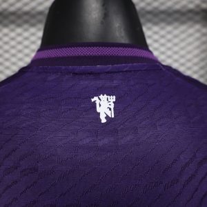 2025/2026 Player Version Manchester United Special Edition White Purple Football Shirt 1:1 Thai Quality