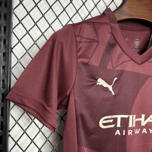 2024/2025 Kids Size Manchester City Third Away Football Shirt 1:1 Thai Quality
