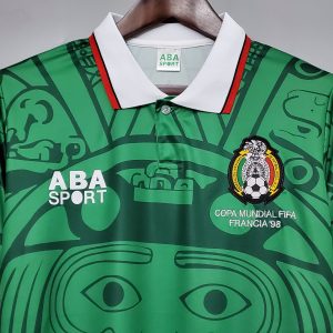 1998 Retro Mexico Home Soccer Jersey  1:1 Thai Quality