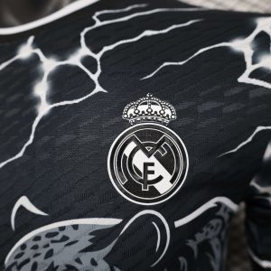 2024/2025 Player Version Real Madrid Black leopard Special Football Shirt 1:1 Thai Quality