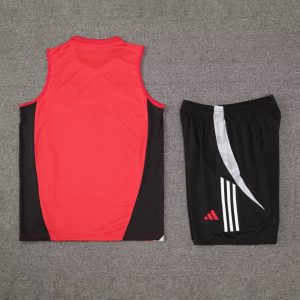 2024/2025 Manchester United pre-match training Red Jersey+Shorts 1:1 Thai Quality