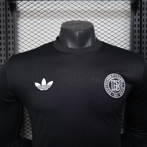 2025 Long Sleeve Player Version Germany 125th Anniversary Special Edition Black Football Shirt 1:1 Thai Quality