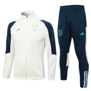 2023/2024 Ajax Half-Pull Training Suit Light Green Football Shirt 1:1 Thai Quality