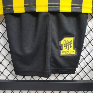 2022/2023 Kids Size Al-Ittihad Soccer Home Jersey 1:1 Thai Quality