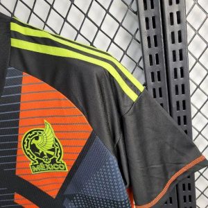 2024 Mexico Goalkeeper Black Soccer Jersey 1:1 Thai Quality