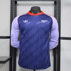 2024/2025 Long Sleeves Player Version Arsenal Retro style Football Shirt 1:1 Thai Quality