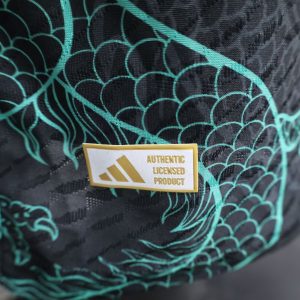 2025/2026 Player Version Real Madrid Special Edition Bule Dragon Black Football Shirt 1:1 Thai Quality